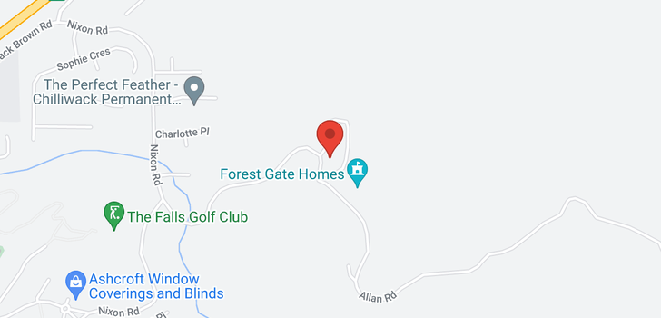 map of 8524 FOREST GATE DRIVE